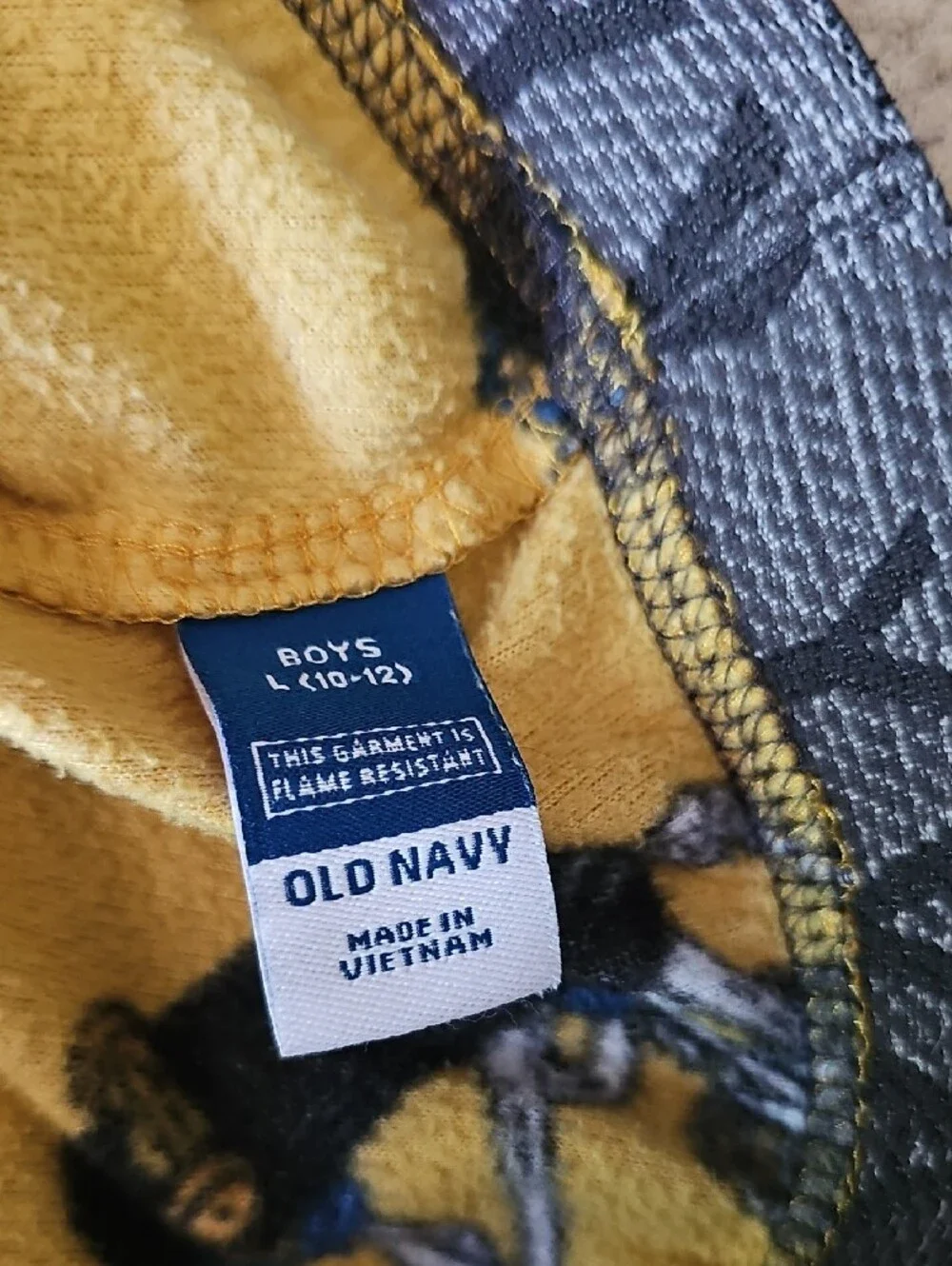 Old Navy Yellow Skateboarding Skeleton Leggings
